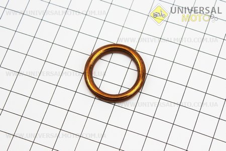 Прокладка глушителя круглая (под гол. цилиндра) "медная"