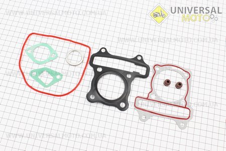 Прокладки поршневой комплект 44мм-60cc (метал). DDL (Скутер 50-100см3 / UM3091-V55)
