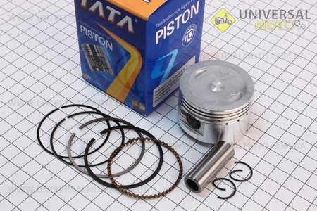 Поршневий комплект (поршень, кільця, палець) 60см.куб. 44мм +0,50 (палець 13мм). TATA (Запчастини до 4Т скутера / UM3092-V53)