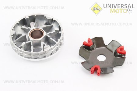Варіатор передній комплект, ТЮНІНГ набір. DLH (Запчастини до 4Т скутера / UM3092-V56)