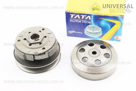 Варіатор задній у зборі GY6-50/AF34. TATA (Запчастини до японського скутера / UM3092-V75)