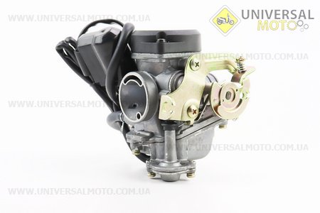 Карбюратор у зборі (пласт. кришка). TMMP (Запчастини до 4Т скутера / UM3092-V99)