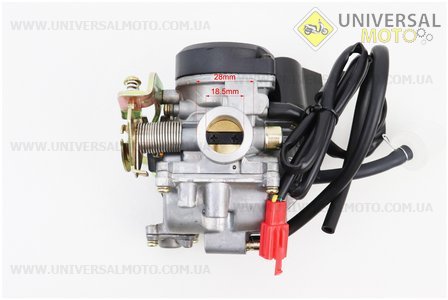 Карбюратор у зборі (пласт. кришка). TMMP (Запчастини до 4Т скутера / UM3092-V99)