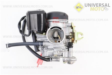 Карбюратор у зборі (пласт. кришка). TMMP (Запчастини до 4Т скутера / UM3092-V99)