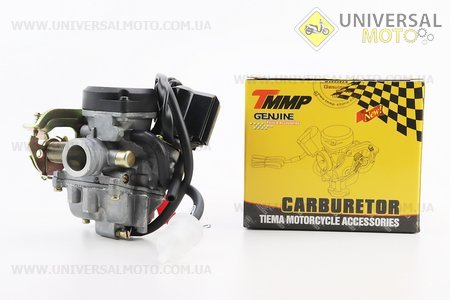 Карбюратор у зборі (пласт. кришка). TMMP (Запчастини до 4Т скутера / UM3092-V99)
