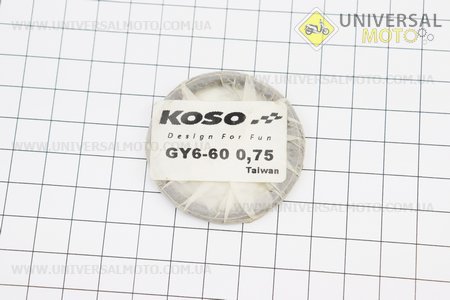 Кільця поршневі 60см.куб. 44мм +0,75. KOSO (Запчастини до 4Т скутера / UM3093-V05)