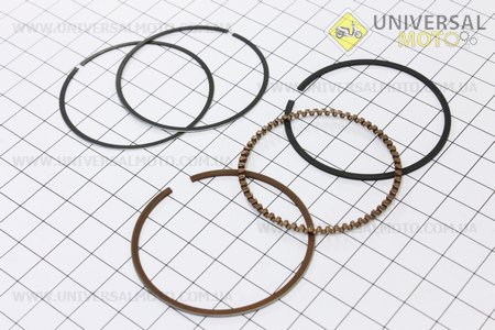 Кільця поршневі 100см.куб. 50мм +0,25. KOSO (Запчастини до 4Т скутера / UM3093-V48)
