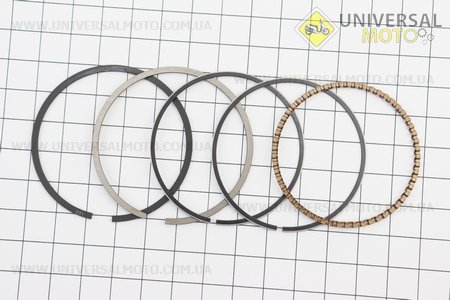 Кільця поршневі 100см.куб. 50мм +1,00. KOSO (Запчастини до 4Т скутера / UM3093-V49)