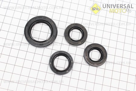 Сальник двигателя комплект 4 штуки (17*30*6, 19.8*30*5, 16,4*30*5, 27*42*7). Viper (Скутер 50-100см3 / UM3093-V65)