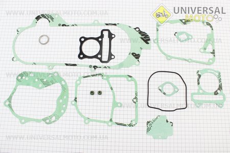 Прокладки двигуна 100см.куб.-50мм, комплект 16 деталей, короткий варіатор (метал). TMMP (Запчастини до 4Т скутера / UM3093-V70)