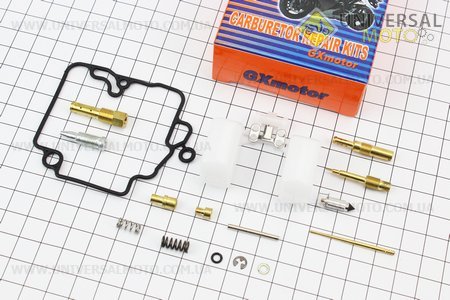 Ремонтный к-кт карбюратора 50-80сс 15 деталей + поплавок