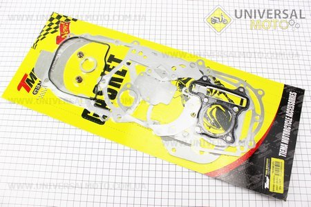 Прокладки двигуна 80см.куб.-47мм, комплект 13 деталей, короткий варіатор (метал). TMMP (Запчастини до 4Т скутера / UM3094-V36)