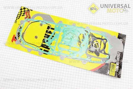 Прокладки двигуна 80см.куб.-47мм, комплект 13 деталей, найдовший варіатор (метал). TMMP (Запчастини до 4Т скутера / UM3094-V37)