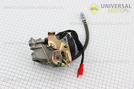 Карбюратор в сборе (пластик. крышка) "CVK" 80cc