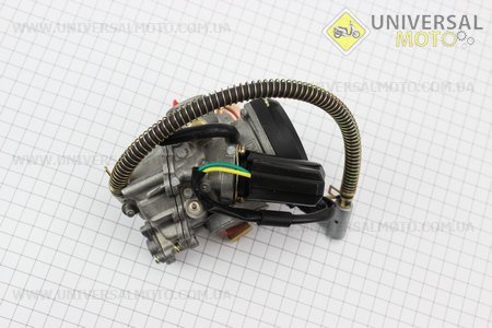 Карбюратор в сборе (пластик. крышка) "CVK" 80cc