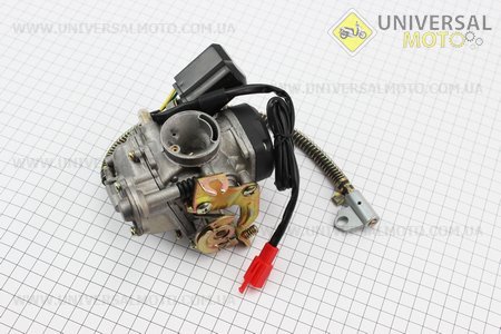 Карбюратор в сборе (пластик. крышка) "CVK" 80cc