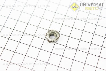 Гайка кріплення пастелі розподільного валу М6. Китай (Запчастини до 4Т скутера / UM3094-V86)