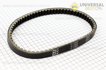 Ремень 669Х18,1, Тайланд. NCY (Скутер 50-100см3 / UM3095-V26)