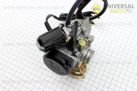 Карбюратор в сборе (пласт. крышка) 80см3 . ZHENGHE (Скутер 50-100см3 / UM3095-V35)