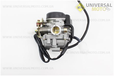 Карбюратор в сборе (пласт. крышка) 80см3 . ZHENGHE (Скутер 50-100см3 / UM3095-V35)