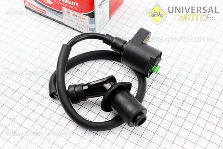 Котушка запалювання зі свічником. ZHENGHE (Запчастини до 4Т скутера / UM3095-V36)