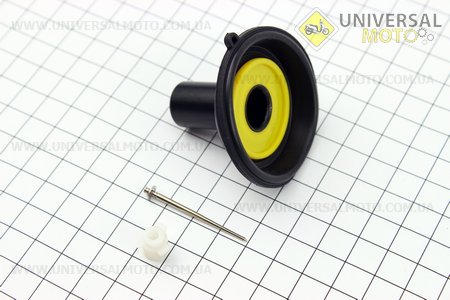 Мембрана кругла 16мм (пластик). ZHENGHE (Запчастини до 4Т скутера / UM3095-V45)