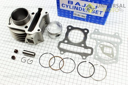 Цилиндро поршневой комплект (цпг) 60cc-44мм (палец 13мм). BAJAJ (Скутер 50-100см3 / UM3095-V55)
