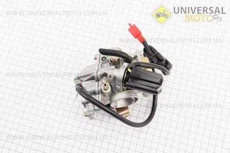 Карбюратор в сборе (метал. крышка). KNG (Скутер 50-100см3 / UM3095-V83)