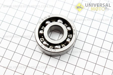 Підшипник 6303 (17x47x14) коленвала GY6. Китай (Підшипники / UM3095-V86)