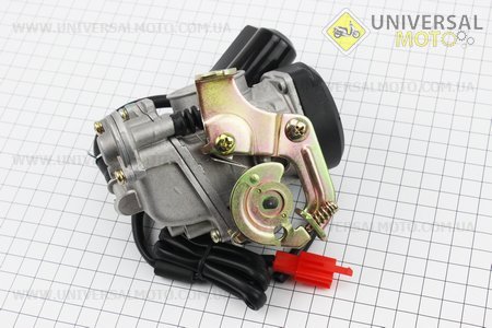 Карбюратор в сборе (пласт. крышка). B-cycle (Скутер 50-100см3 / UM3096-V40)