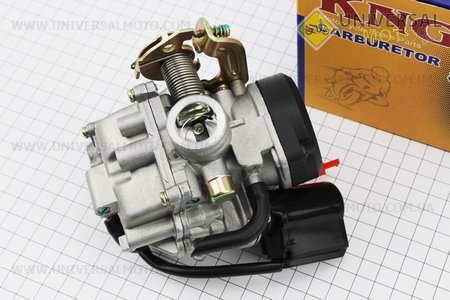 Карбюратор в сборе (пласт. крышка). B-cycle (Скутер 50-100см3 / UM3096-V40)