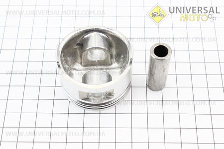 Поршневий комплект (поршень, кільця, палець) 80см.куб. 47мм +0,25 (палець 13мм). BAJAJ (Запчастини до 4Т скутера / UM3096-V50)
