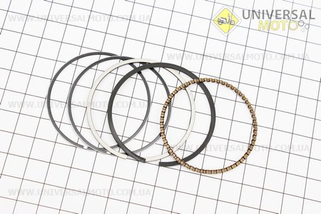 Кільця поршневі 100см.куб. 50мм STD. Китай (Запчастини до 4Т скутера / UM3096-V77)
