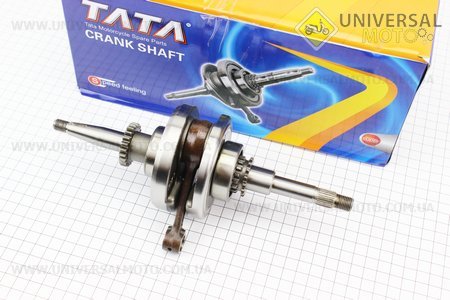 Коленвал в сборе (22зуб. на шестерне)