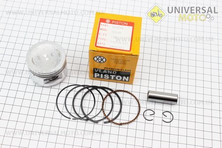 Поршень, кольца, палец комплект 80cc 47мм + 1,00 (палец 13мм). VLAND (Скутер 50-100см3 / UM3097-V27)