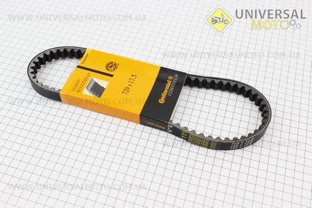Ремінь 729Х17,5, Тайвань. Continental (Запчастини до 4Т скутера / UM3097-V29)