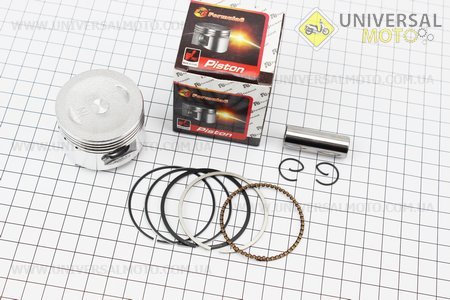 Поршень, кольца, палец комплект 80cc 47мм + 0,25 (палец 13мм). Formula (Скутер 50-100см3 / UM3097-V46)