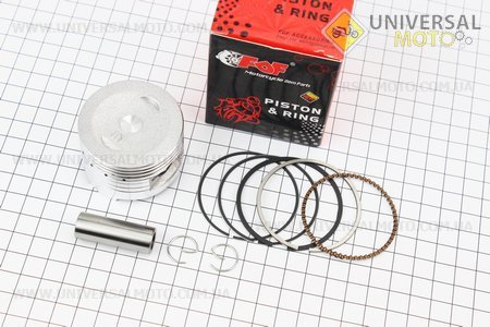 Поршневий комплект (поршень, кільця, палець) 100см.куб. 50мм STD (палець 13мм). FDF (Запчастини до 4Т скутера / UM3097-V59)