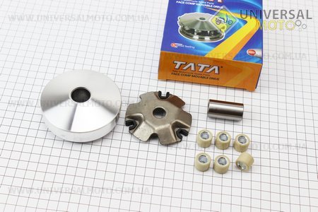 Варіатор передній + втулка комплект. TATA (Запчастини до 4Т скутера / UM3098-V57)