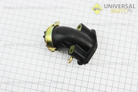 Патрубок карбюратора (стандарт). TATA (Запчастини до 4Т скутера / UM3098-V60)