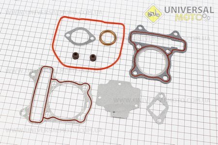 Прокладки поршневой, комплект 44мм-60см3 (асбестовая). DDL (Скутер 50-100см3 / UM3098-V81)