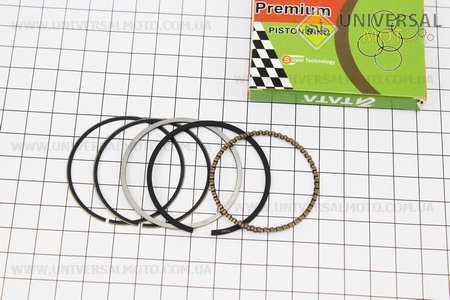 Кольца поршневые 80см3 47мм STD. TATA-Premium (Скутер 50-100см3 / UM3098-V96)