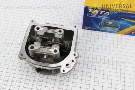 Головка цилиндра + клапана + пастель в сборе 39мм-50см3. ТАТА (Скутер 50-100см3 / UM3098-V97)