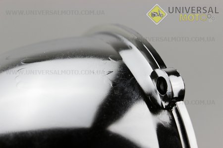 Повітрозабірник для скутера універсальний "ХРОМ". Китай (Запчастини до японського скутера / UM3099-V52)