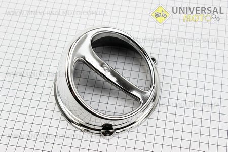 Повітрозабірник для скутера універсальний "ХРОМ". Китай (Запчастини до японського скутера / UM3099-V52)