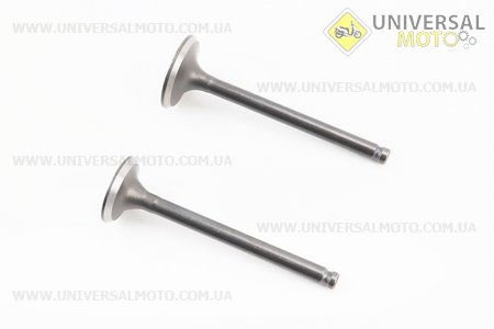 Клапан впускний, випускний комплект ЗБІЛЬШЕНІ (d=20/23мм; L=65/66мм). Китай (Запчастини до 4Т скутера / UM3099-V58)