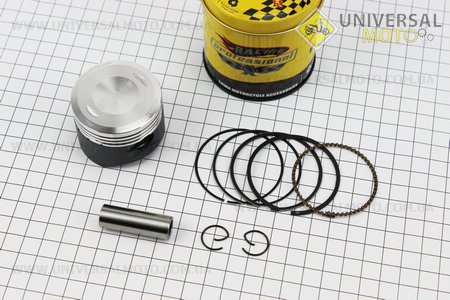 Поршневий комплект (поршень, кільця, палець) 100см.куб. 50мм STD (палець 13мм) тефлонове покриття. TMMP (Запчастини до 4Т скутера / UM3099-V66)