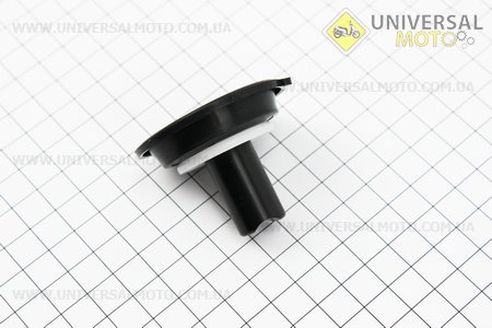 Мембрана кругла 16мм (метал, внизу з виїмкою). Китай (Запчастини до 4Т скутера / UM3099-V86)