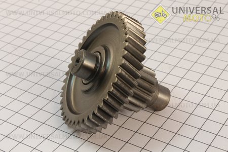 Вал редуктора проміжний. Китай (Запчастини до 4Т скутера / UM3100-V08)