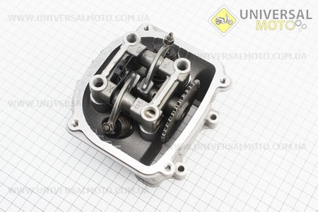 Головка цилиндра + клапана + пастель + распредвал в сборе 150см3 . Китай (Скутер 125-150см3 / UM3100-V22)